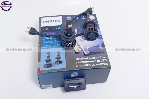 Hình ảnh 02 của Đèn Led Oto Siêu Sáng H7 Pro9000 Philips Ultinon Tăng Sáng 250% Chính Hãng