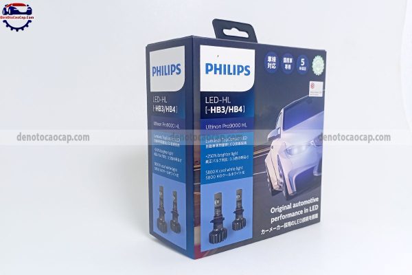 Hình ảnh 04 của Đèn Led Oto Siêu Sáng HB3-HB4 Pro9000 Philips Ultinon Tăng Sáng 250% Chính Hãng