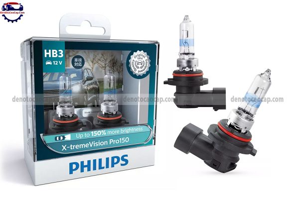 Hình ảnh 05 của Đèn Oto Siêu Sáng HB3 Halogen Philips Pro150 X-TremeVision Tăng Sáng 150% Chính Hãng