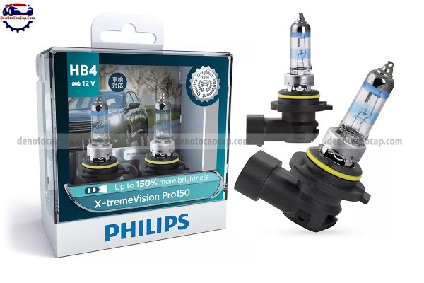 Hình ảnh 05 của Đèn Oto Siêu Sáng HB4 Halogen Philips Pro150 X-TremeVision Tăng Sáng 150% Chính Hãng