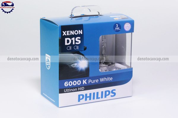 Hình ảnh 02 của Bóng Đèn Xenon Oto D1S Sáng Trắng 6000K Philips PureWhite Ultinon Chính Hãng