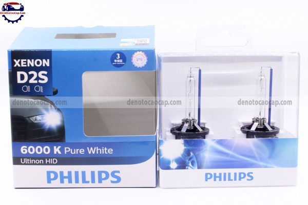 Hình ảnh 05 của Bóng Đèn Xenon Oto D2S Sáng Trắng 6000K Philips PureWhite Ultinon Chính Hãng