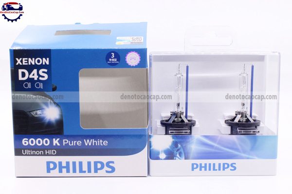 Hình ảnh 05 của Bóng Đèn Xenon Oto D4S Sáng Trắng 6000K Philips PureWhite Ultinon Chính Hãng