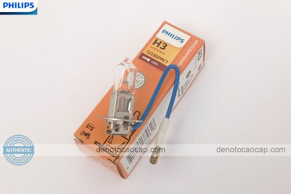 Hình ảnh 06 của Bóng Đèn Oto H3 Halogen Philips PremiumVision Tăng Sáng 30% Chính Hãng