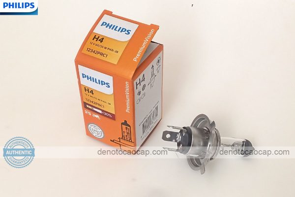 Hình ảnh 04 của Bóng Đèn Oto H4 Halogen Philips PremiumVision Tăng Sáng 30% Chính Hãng