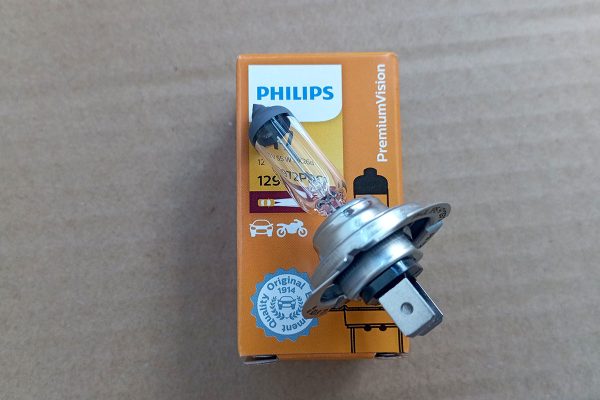 Bóng Đèn Oto H7 Halogen Philips PremiumVision Tăng Sáng 30% Chính Hãng