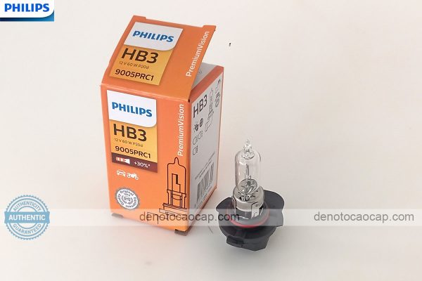 Hình ảnh 04 của Bóng Đèn Oto HB3 Halogen Philips PremiumVision Tăng Sáng 30% Chính Hãng