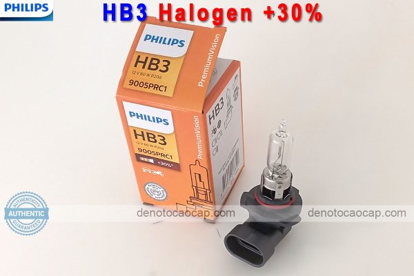 Hình ảnh 02 của Bóng Đèn Oto HB3 Halogen Philips PremiumVision Tăng Sáng 30% Chính Hãng