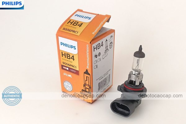 Hình ảnh 03 của Bóng Đèn Oto HB4 Halogen Philips PremiumVision Tăng Sáng 30% Chính Hãng