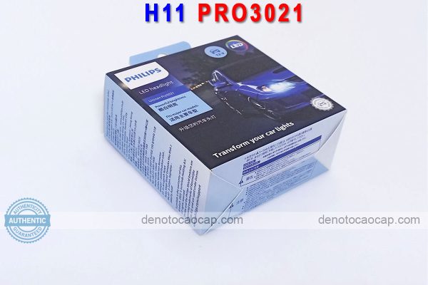 Hình ảnh 02 của Đèn led oto h11 philips ultinon pro3021 chính hãng