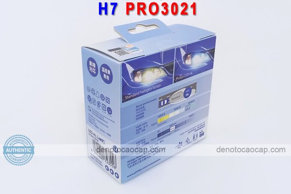 Hình ảnh 04 của Đèn led oto h7 philips ultinon pro3021 chính hãng