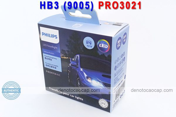 Hình ảnh 03 của Đèn led oto hb3 philips ultinon pro3021 chính hãng